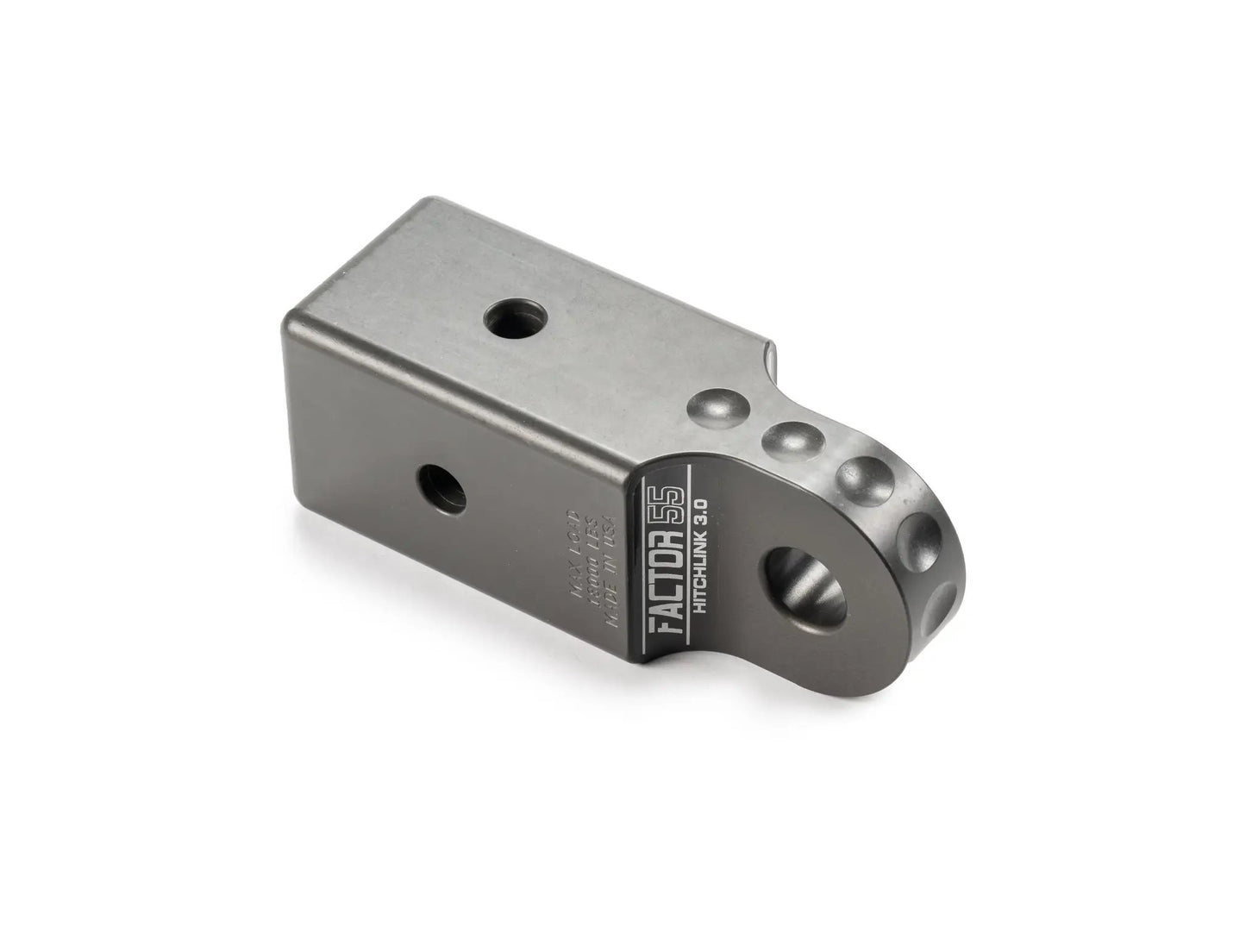 Factor 55 HitchLink 3.0 - Machined USA billet aluminum 3.0-inch hitch receiver recovery point by Factor 55