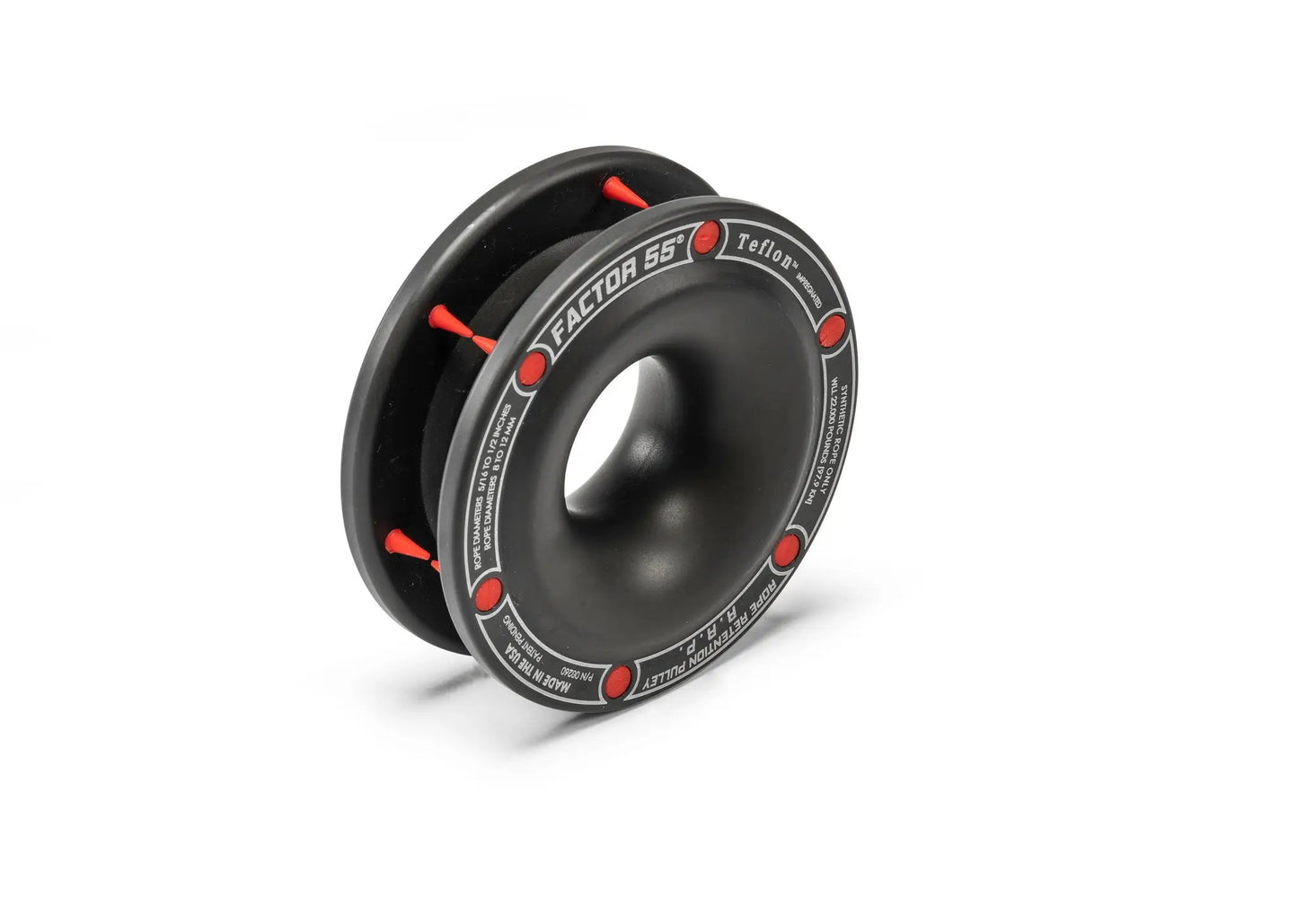 Factor 55 The world?s first winch friction pulley with patented rope retention feature. A lightweight alternative to traditional heavy snatch blocks/pulleys. by Factor 55