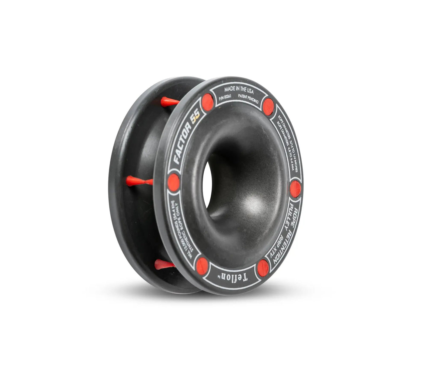 Factor 55 The world?s first winch friction pulley with patented rope retention feature. A lightweight alternative to traditional heavy snatch blocks/pulleys. by Factor 55