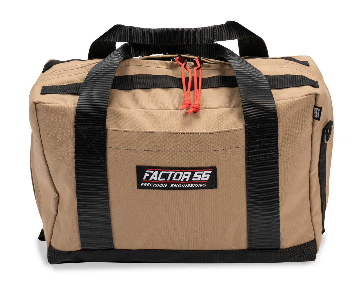 Factor 55 The Factor 55 Ultimate Recovery Bag has been designed to be versatile, functional, and incredibly durable to last a lifetime of harsh conditions. Medium bag to hold basic Factor 55 recovery equipment in one accessible place.