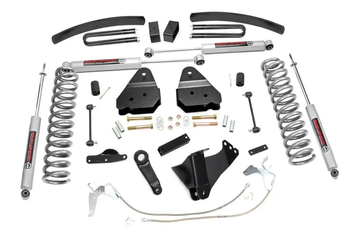 Rough Country 6 Inch Lift Kit | Gas | Ford F-250/F-350 Super Duty 4WD (2008-2010) by Rough Country