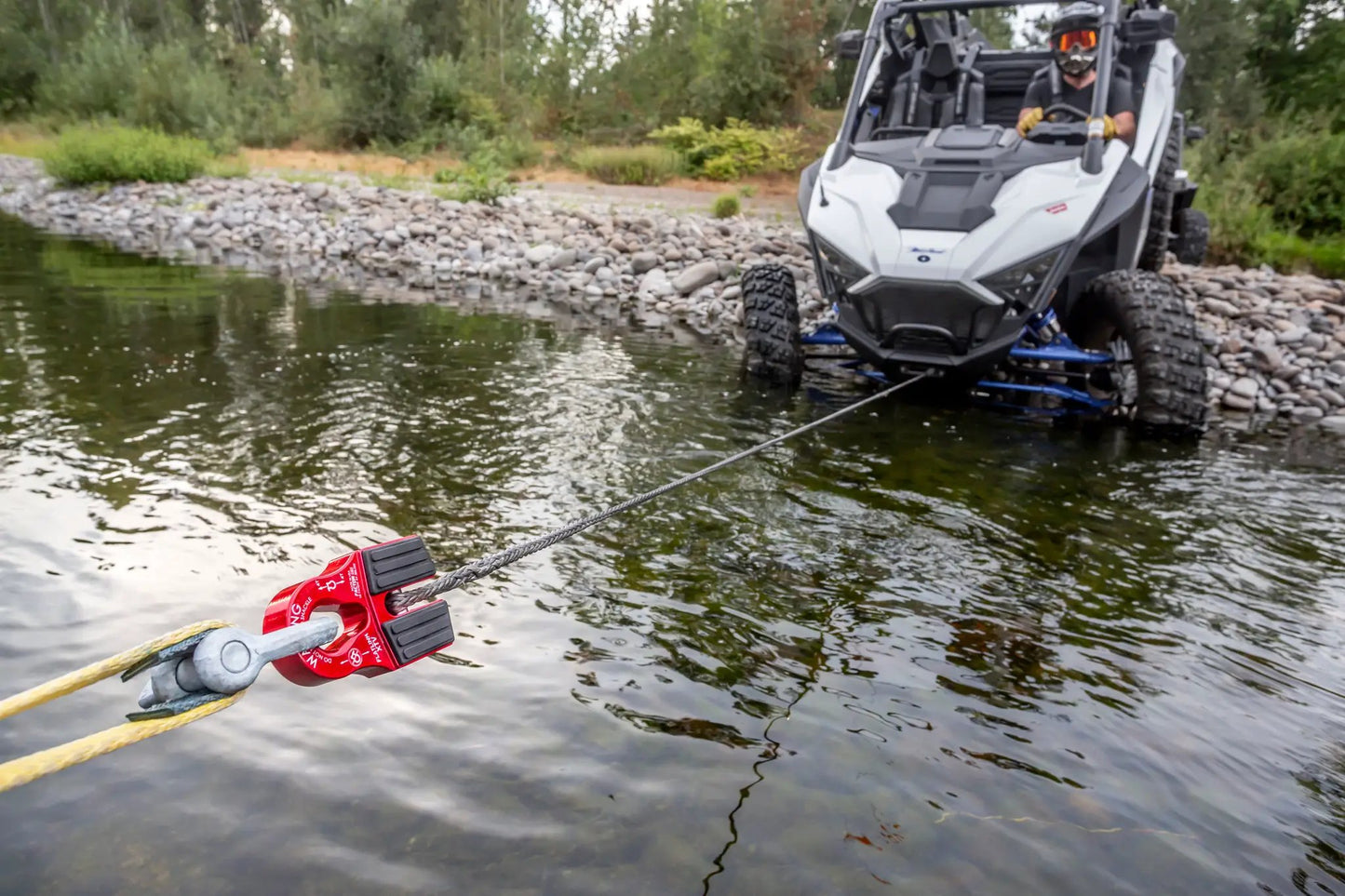 Factor 55 The FlatLink XTV replaces the conventional winch hook on powersports vehicles with a versatile shackle mount and stows neatly against the fairlead by Factor 55