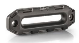 Warn Hawse Style; 1 Inch Thickness; Anodized Gunmetal Gray; Forged Billet Aluminum