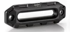 Warn Hawse Style; 1 Inch Thickness; Black; Forged Billet Aluminum by Warn