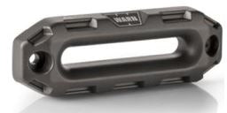 Warn Hawse Style; 1-1/2 Inch Thickness; Gunmetal Gray; Forged Billet Aluminum