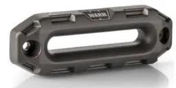 Warn Hawse Style; 1-1/2 Inch Thickness; Gunmetal Gray; Forged Billet Aluminum by Warn