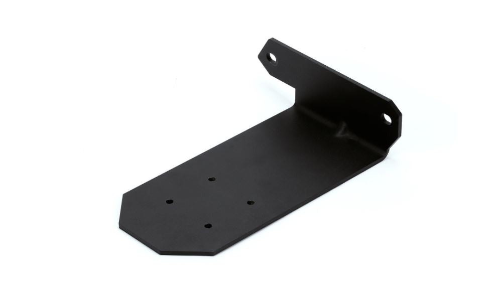 Warn Works With Elite Series Tire Carrier; Holds RotopaX Container; Powder Coated; Black; Steel