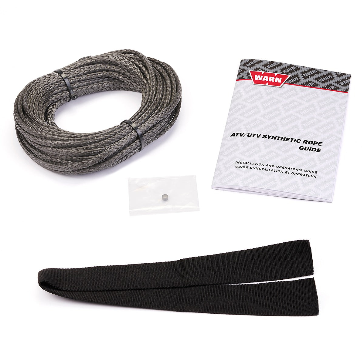 Warn Synthetic Rope for Warn VRX 2500/ VRX 3500/ AXON 3500 Winches: 3/16" (4.8mm) x 50' (15.2m) Spydura (TM) rope