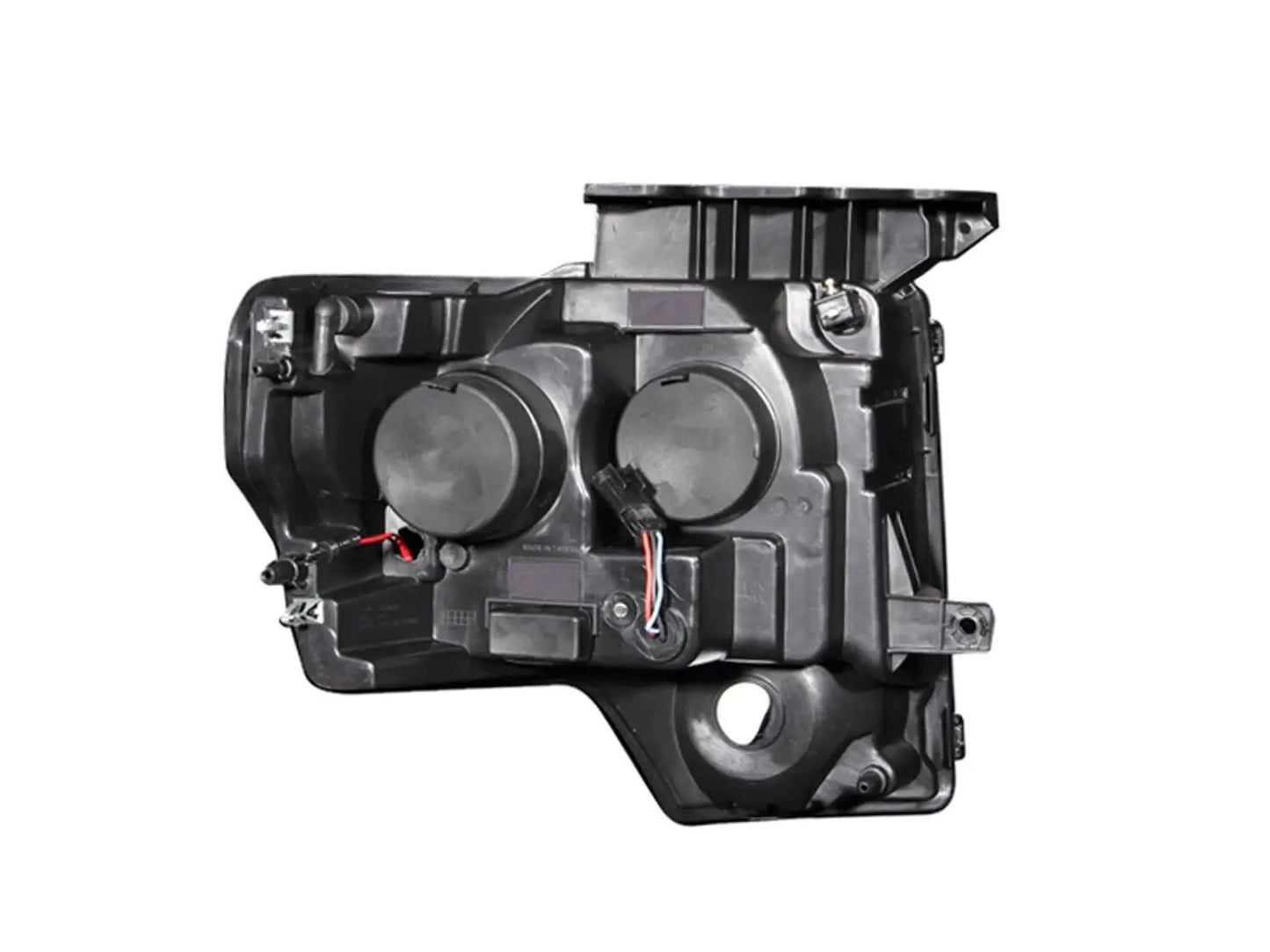 ANZO USA Projector Headlight Set - Clear Lens - Chrome Housing - Pair - w/U-Bar - For Use w/Non HID Models Only by ANZO USA