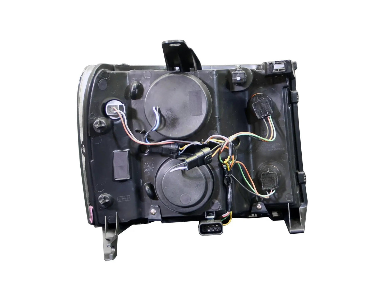 ANZO USA Projector Headlight Set - Clear Lens - Chrome Housing - Pair - w/U-Bar by ANZO USA