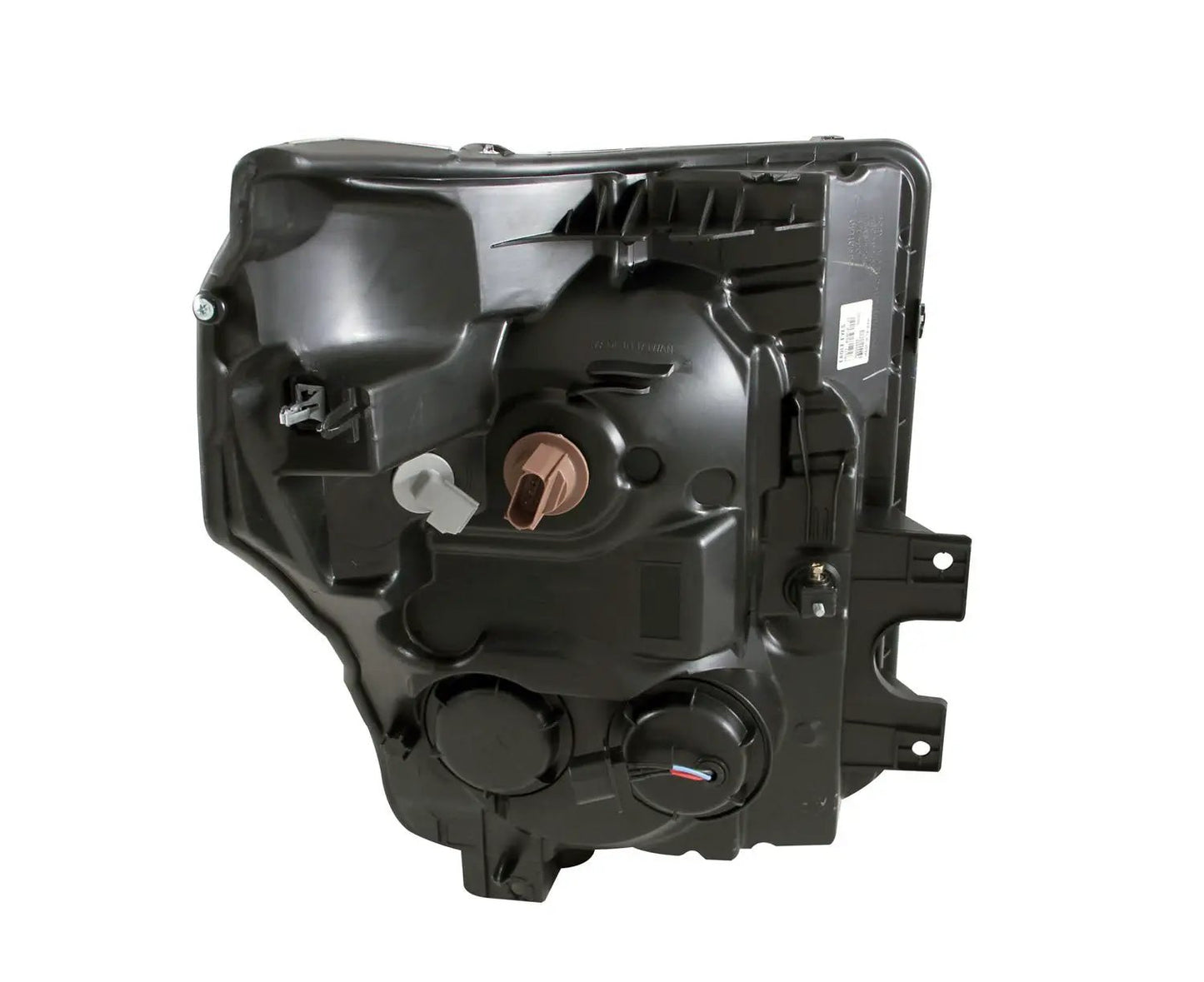 ANZO USA Projector Headlight Set - Clear Lens - Black Housing - Pair - w/U-Bar by ANZO USA