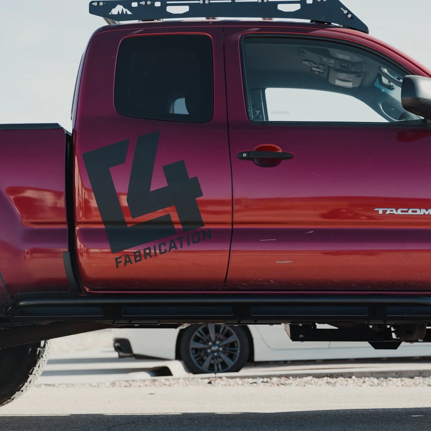 C4 Fabrication Tacoma Rock Runner Sliders / 2nd & 3rd Gen / 2005-2024 | Access Cab Long Bed or Double Cab Short Bed by C4 Fabrication