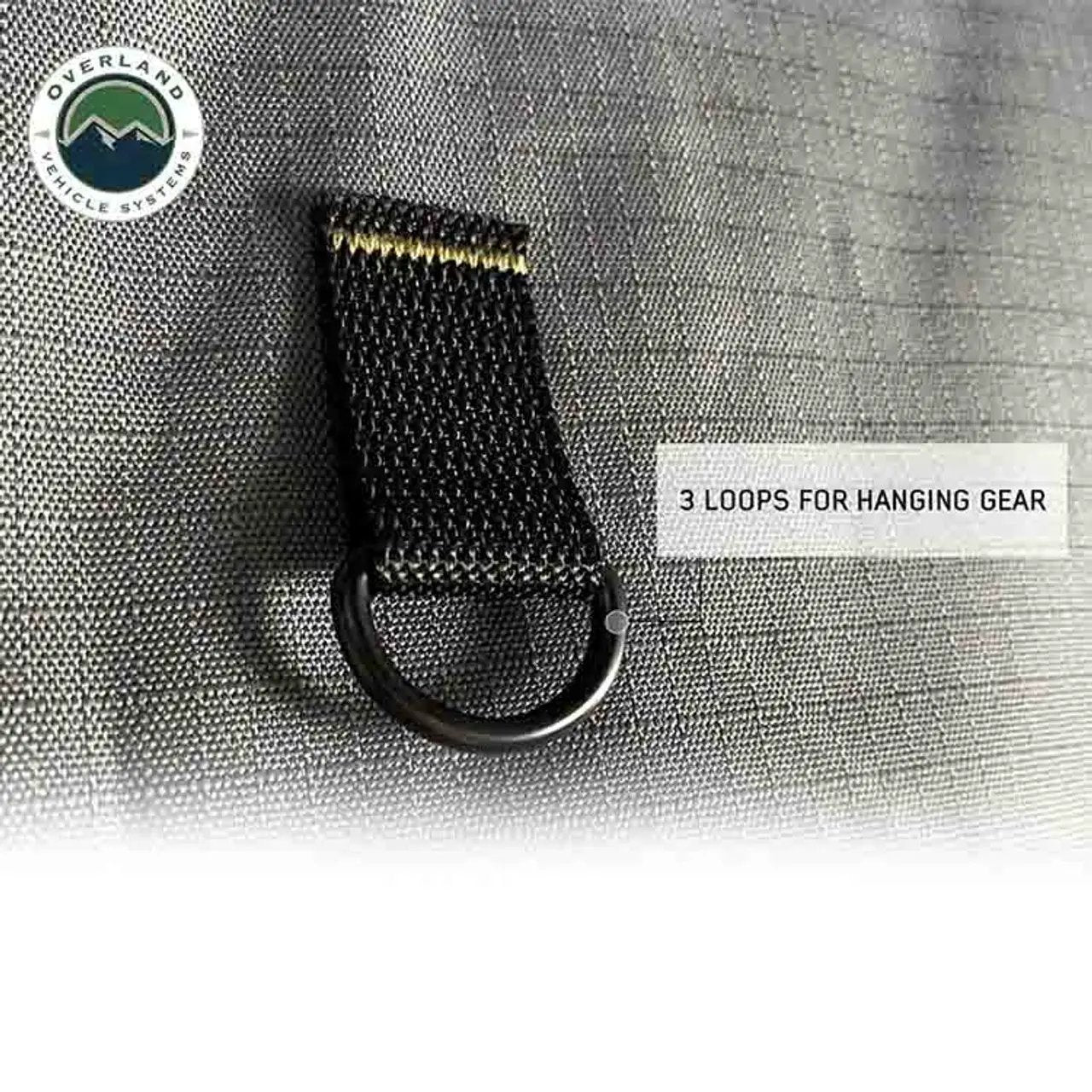 OVS HD Nomadic - Awning Organizer, Universal, Grey Body, Green Trim W/Storage Bag by OVS