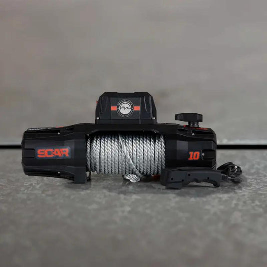 OVS SCAR 10 - 10,000 lb. Winch With Steel Cable & Wireless Remote by OVS