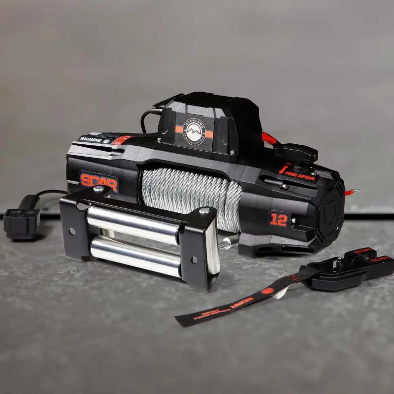 OVS SCAR 12 - 12,000 lb. Winch With Steel Cable & Wireless Remote by OVS