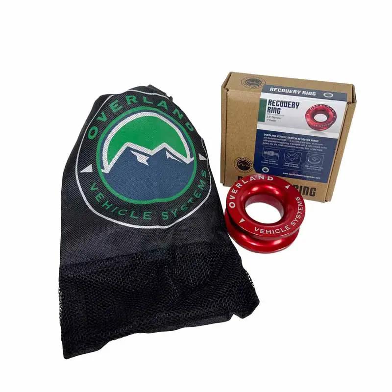 OVS Recovery Ring 2.5" 10,000 lb. Red With Storage Bag by OVS