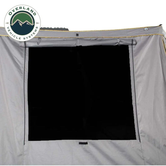 OVS HD Nomadic 270 - Awning Wall Kit 1,2 & 3, Driver Side, Grey Body, Green Trim W/Storage Bag by OVS