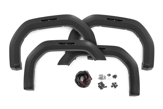 Rough Country Fender Flares | Sport | G2X Deep Mahogany | GMC Sierra 2500 HD/Sierra 3500 HD (20-26) by Rough Country