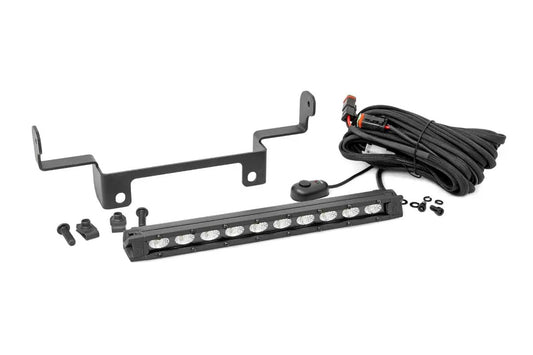 Rough Country LED Light Kit | Bumper Mount | 10" Black Slimline | Honda Pioneer 1000 by Rough Country