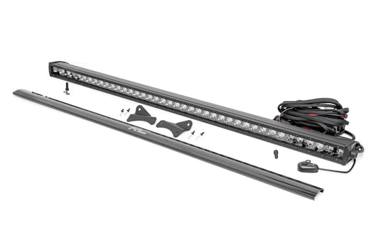 Rough Country LED Light Kit | Roof Rack Mount | 40" Black Single Row | Ford Bronco Sport (21-26) by Rough Country