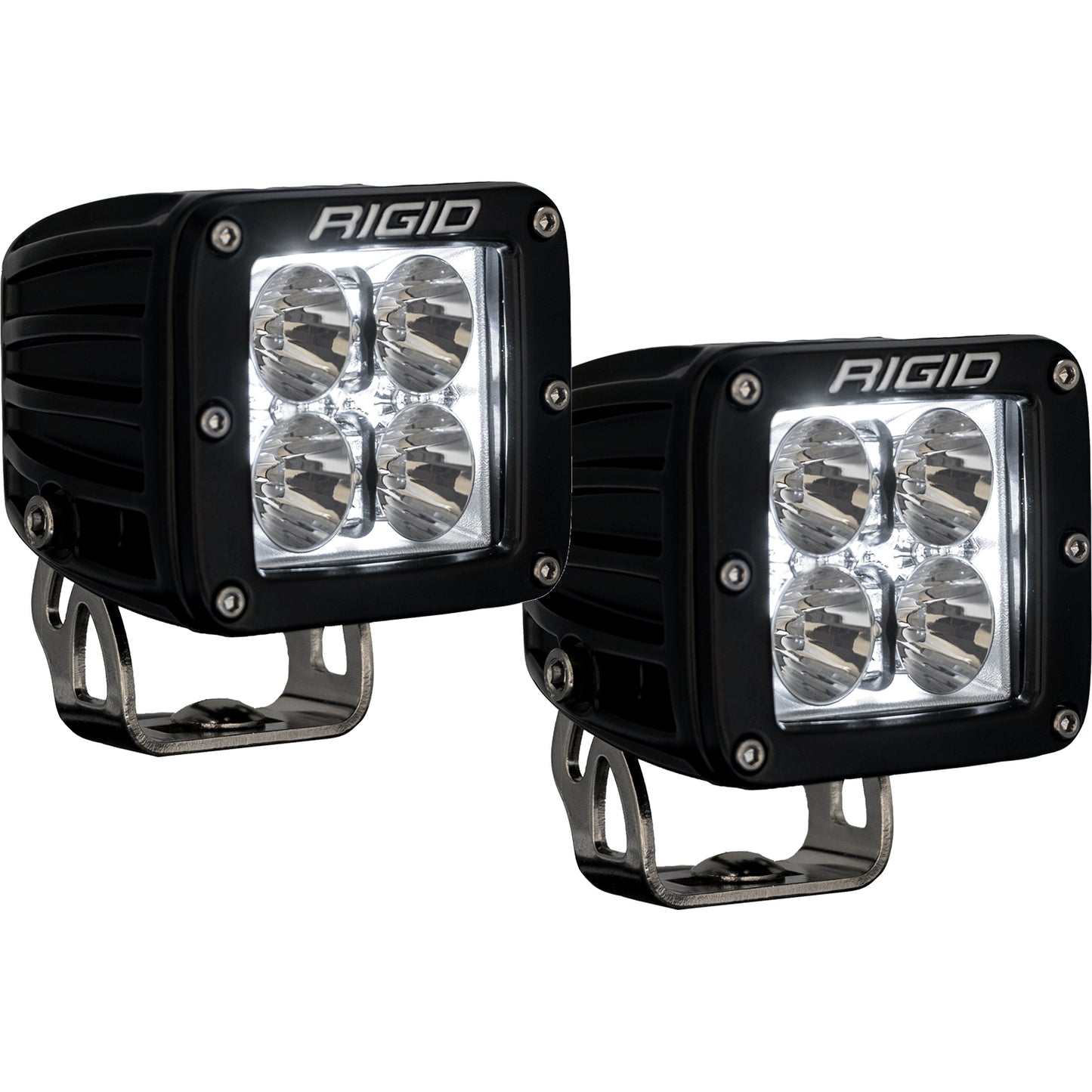 RIGID Industries RIGID Radiance lighting family just got better with RBGW Pod Lights. A compact cube with the ability to toggle between eight available backlight options. Radiance+ RBGW takes the customization of your vehicle to the next level.