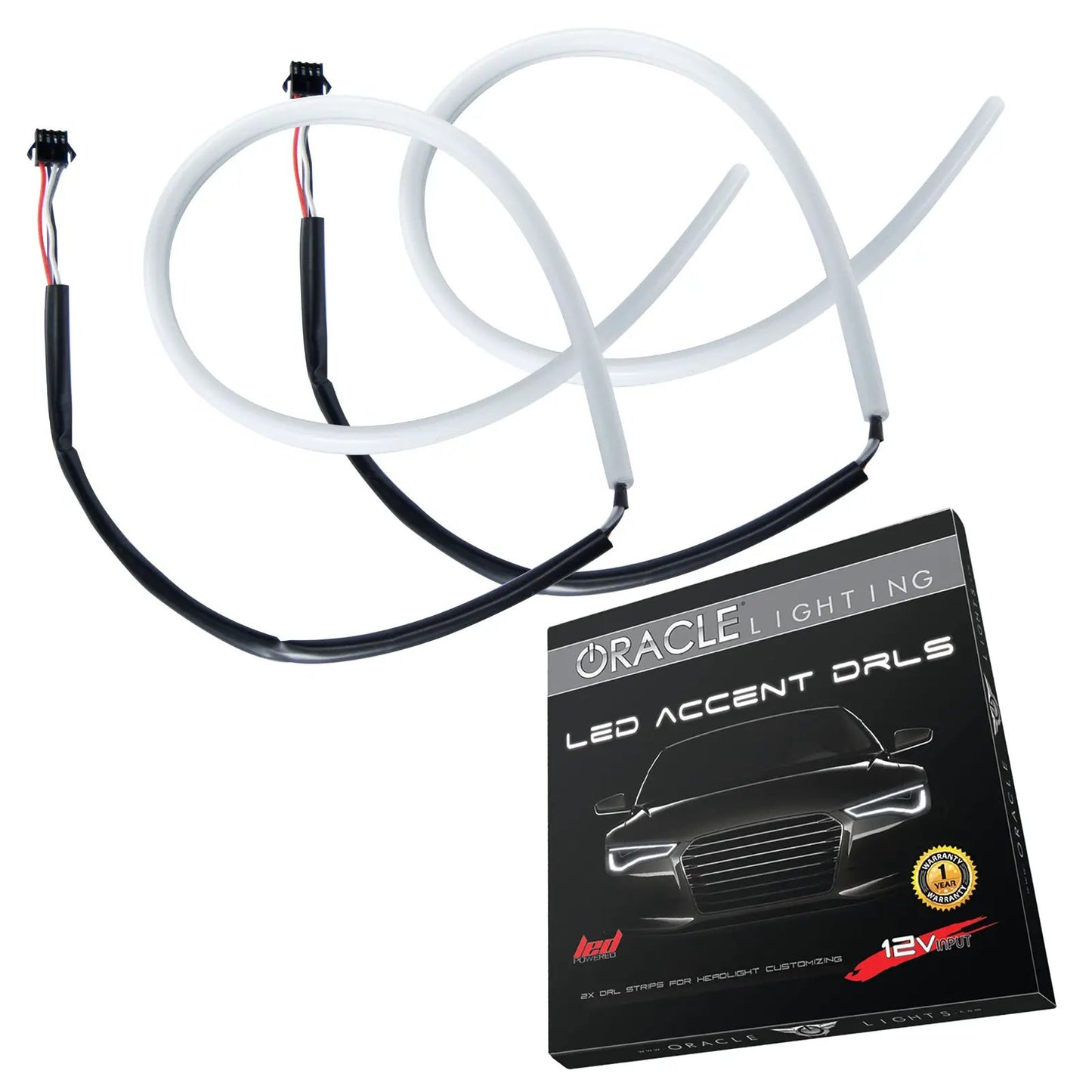 Oracle Lighting Kit provides perimeter LED DRL in a white color. This kit includes vehicle specific mounting clips and instructions. by Oracle Lighting