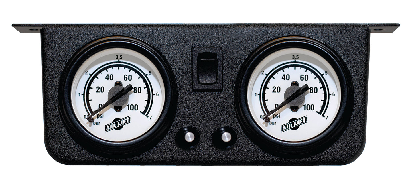 Air Lift Dual Gauge Panel Assembly