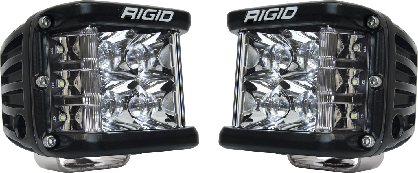 RIGID Industries D-SS PRO Side Shooter, Spot Optic, Surface Mount, Black Housing, Pair