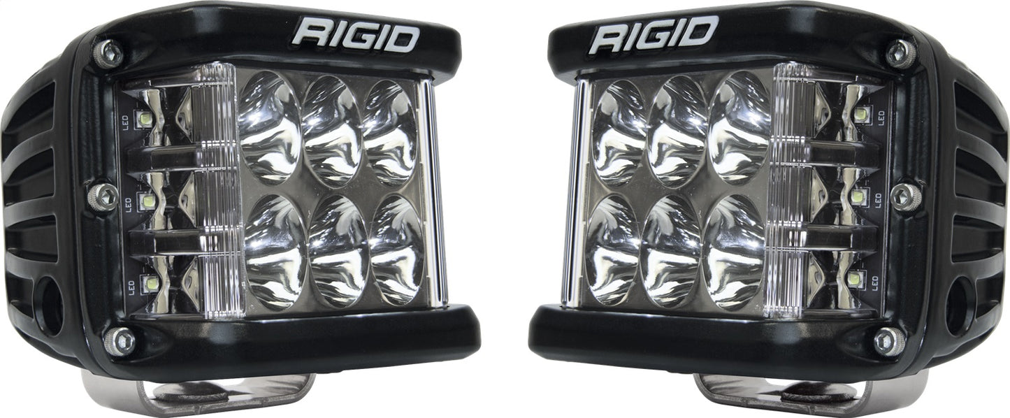 RIGID Industries D-SS PRO Side Shooter, Driving Optic, Surface Mount, Black Housing, Pair