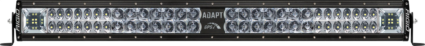 RIGID Industries Adapt E-Series LED Light Bar With 3 Lighting Zones And GPS Module, 30 Inch
