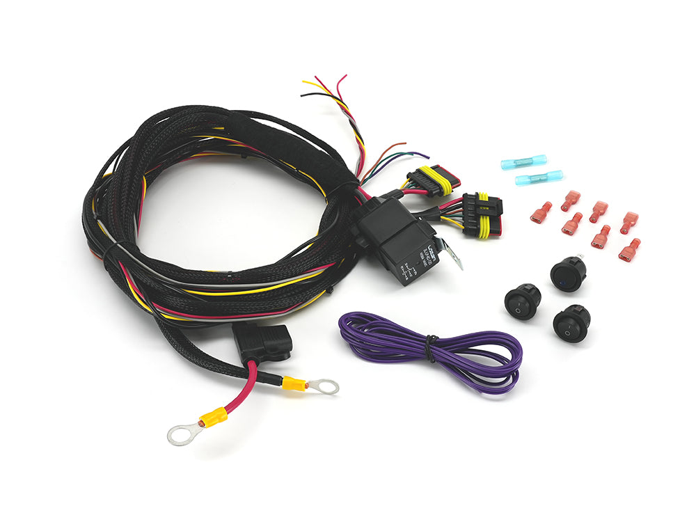 TRIPLE-R-LIGHTS Two-Lamp 6-Pin Superseal Wiring Kit (12V)
