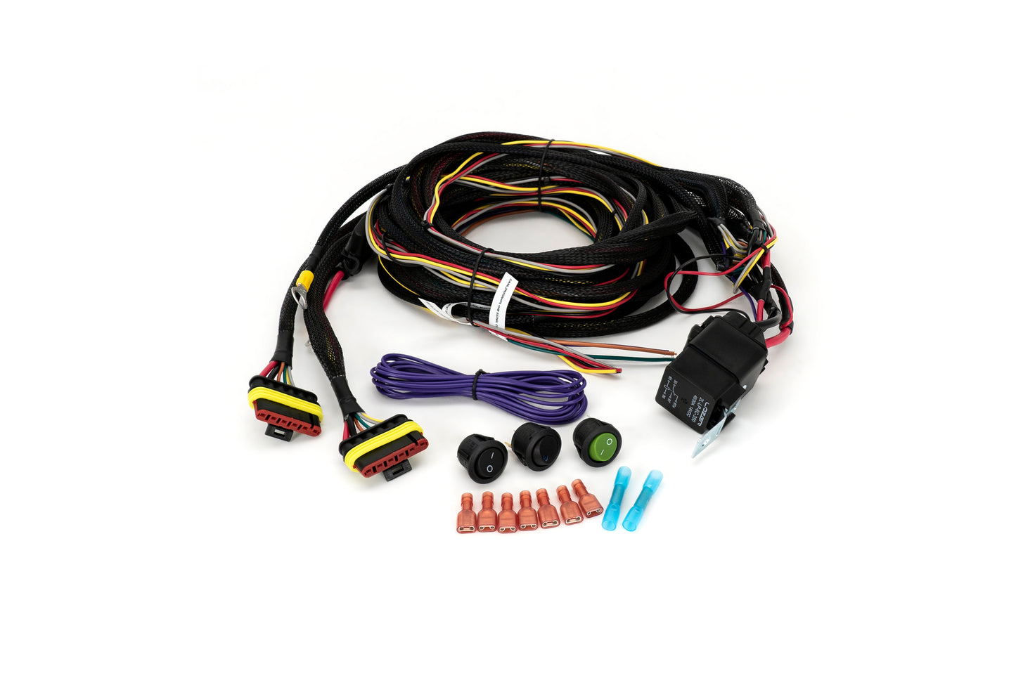 TRIPLE-R-LIGHTS Two-Lamp Wiring Kit (6-Pin, Superseal, 12V)