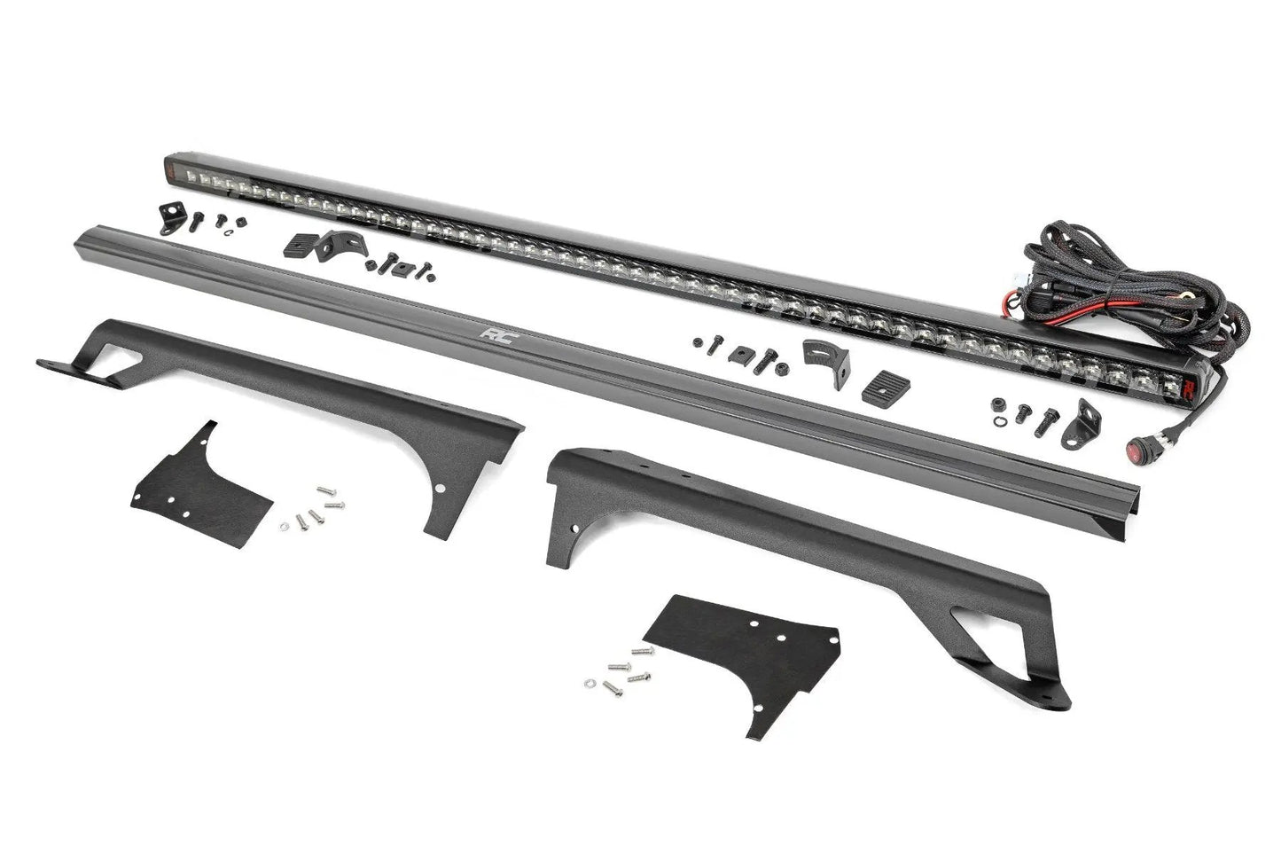 Rough Country LED Light Kit | Windshield Mount | 50" Spectrum Single Row | Jeep Wrangler TJ (97-06) by Rough Country