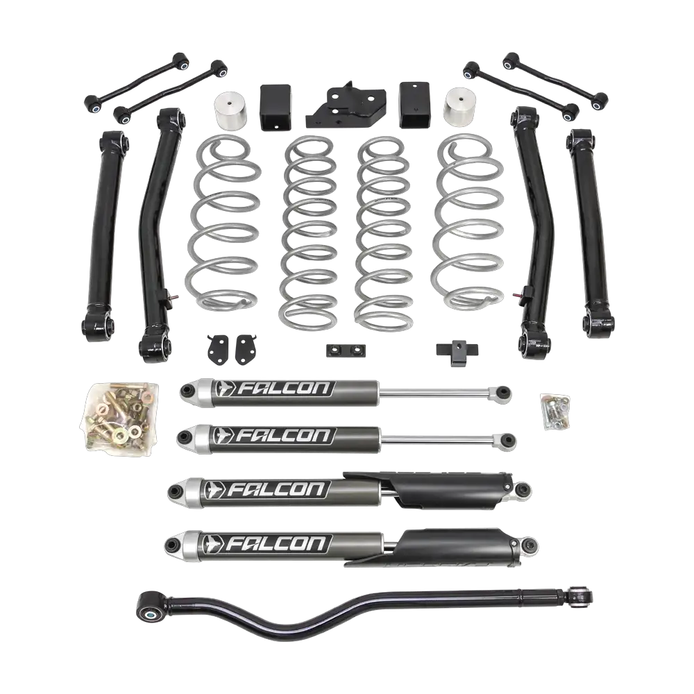 ReadyLift Terrain Flex 4-Arm Kit With Falcon 2.1 Monotube Shocks 2018-2026 Jeep JL Wrangler by ReadyLift