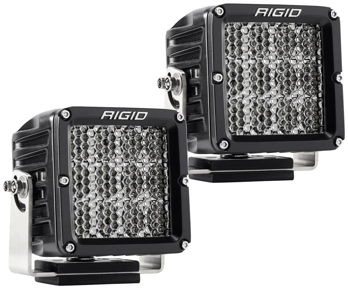 RIGID Industries D-XL PRO LED Light, Driving Diffused, Surface Mount, Black Housing, Pair by RIGID Industries