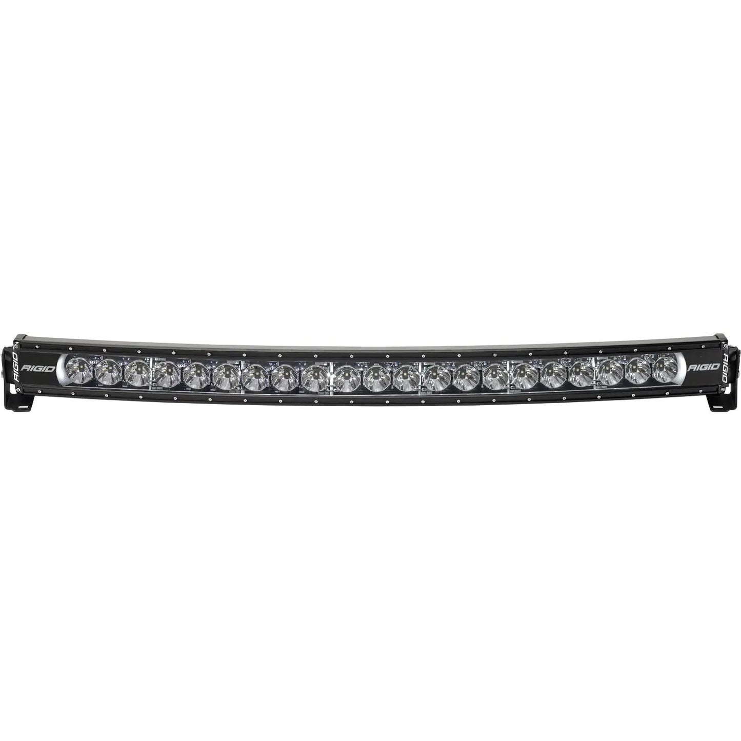 RIGID Industries The stylish versatility of the RIGID Radiance lighting family just got better with Radiance+ Curved RBGW Light Bars. These bars are featured packed and provide the user with the ability to toggle between eight available backlight options.