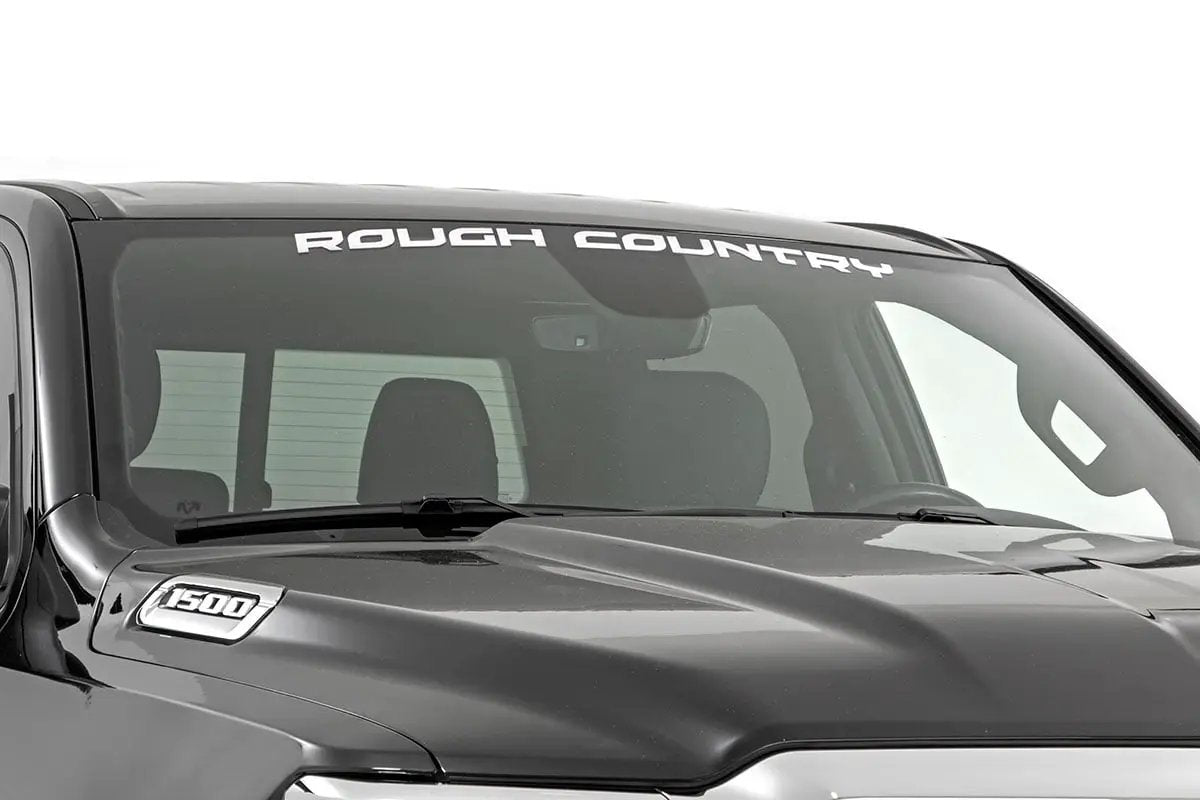 Rough Country Decal | 3.6 Inch x 35 Inch | White by Rough Country