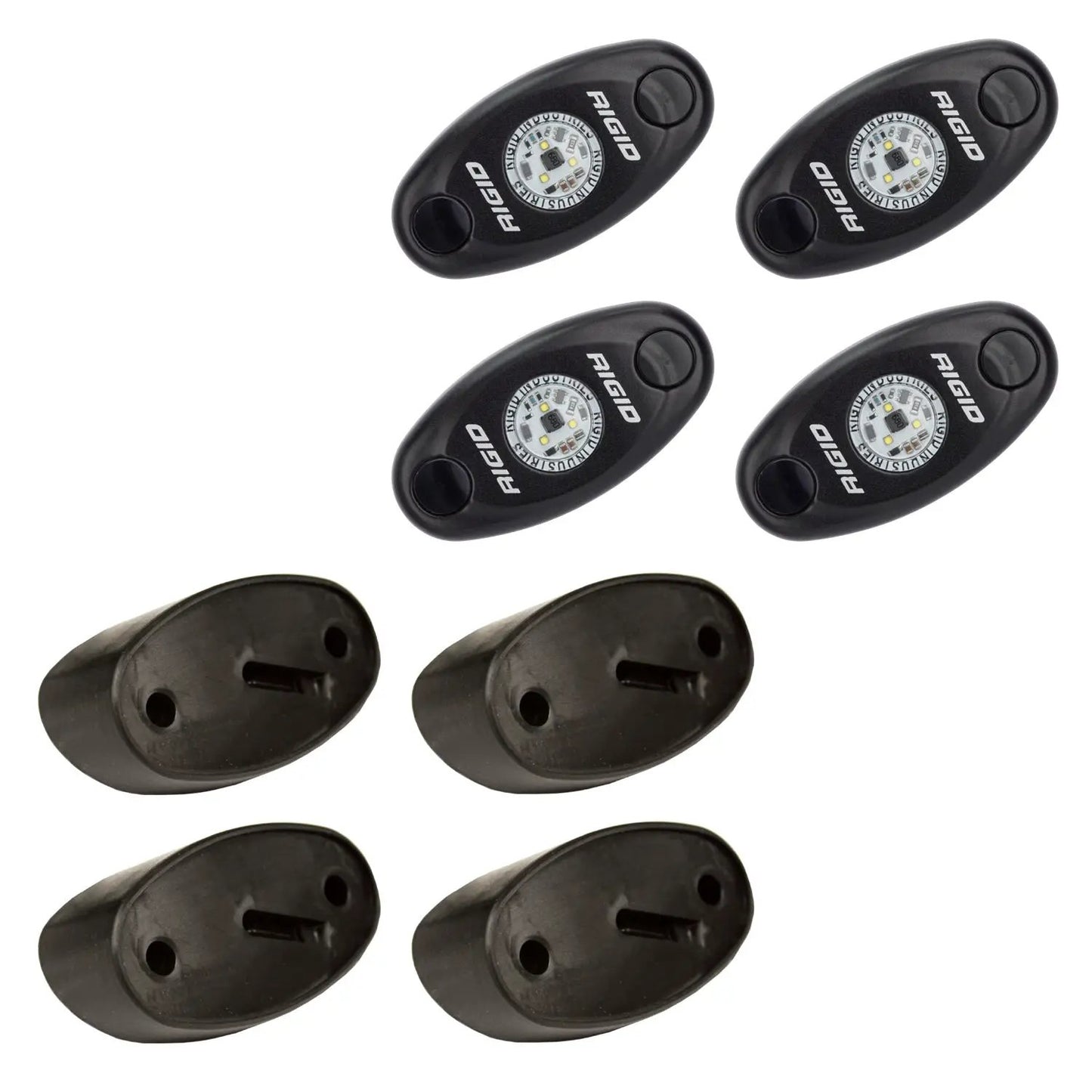 RIGID Industries A-Series LED Universal Rock Light Kit, High Power Blue, Set Of 4 by RIGID Industries