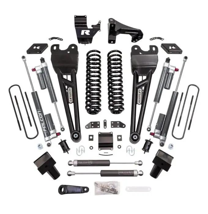 ReadyLift 6" COIL SPRING SUSPENSION SYSTEM WITH FALCON MAX3.3 SHOCKS AND RADIUS ARMS - 2023-2025 FORD SUPER DUTY F250/F350 4WD by ReadyLift