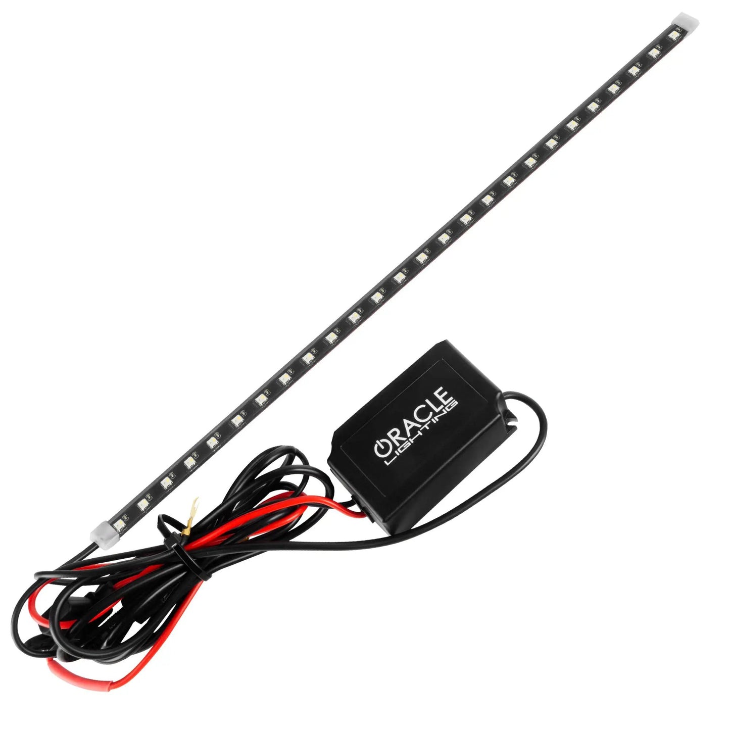 Oracle Lighting This scanner comes with the ColorSHIFT(tm) LEDs. Easy installation via any 12V source. Includes a wireless remote to control your scanner features. by Oracle Lighting
