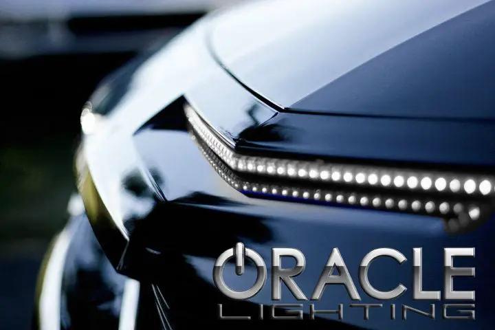 Oracle Lighting This scanner set comes in a bright white color. Easy installation via any 12V source. Includes a wireless remote to control your scanner features. by Oracle Lighting