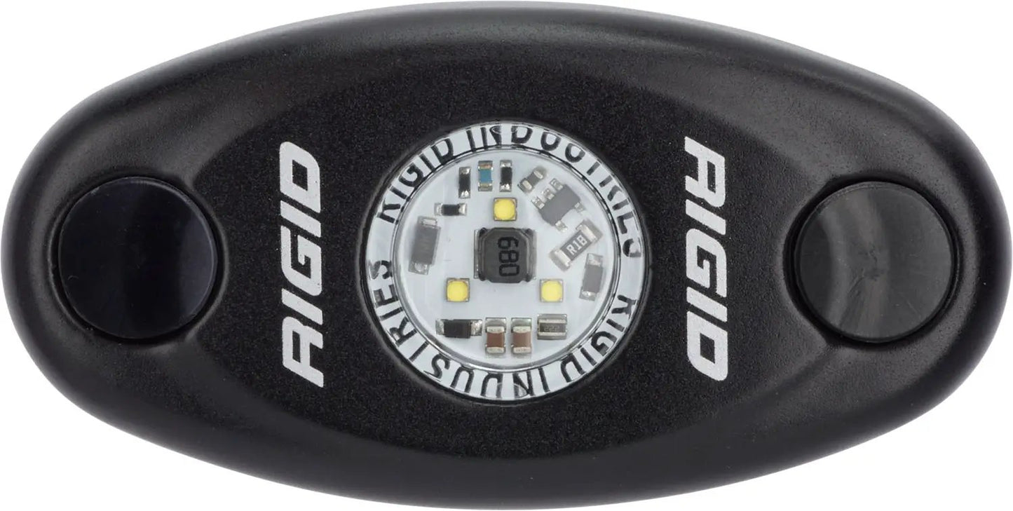 RIGID Industries A-Series LED Light, High Power, Red, Black Housing, Single by RIGID Industries