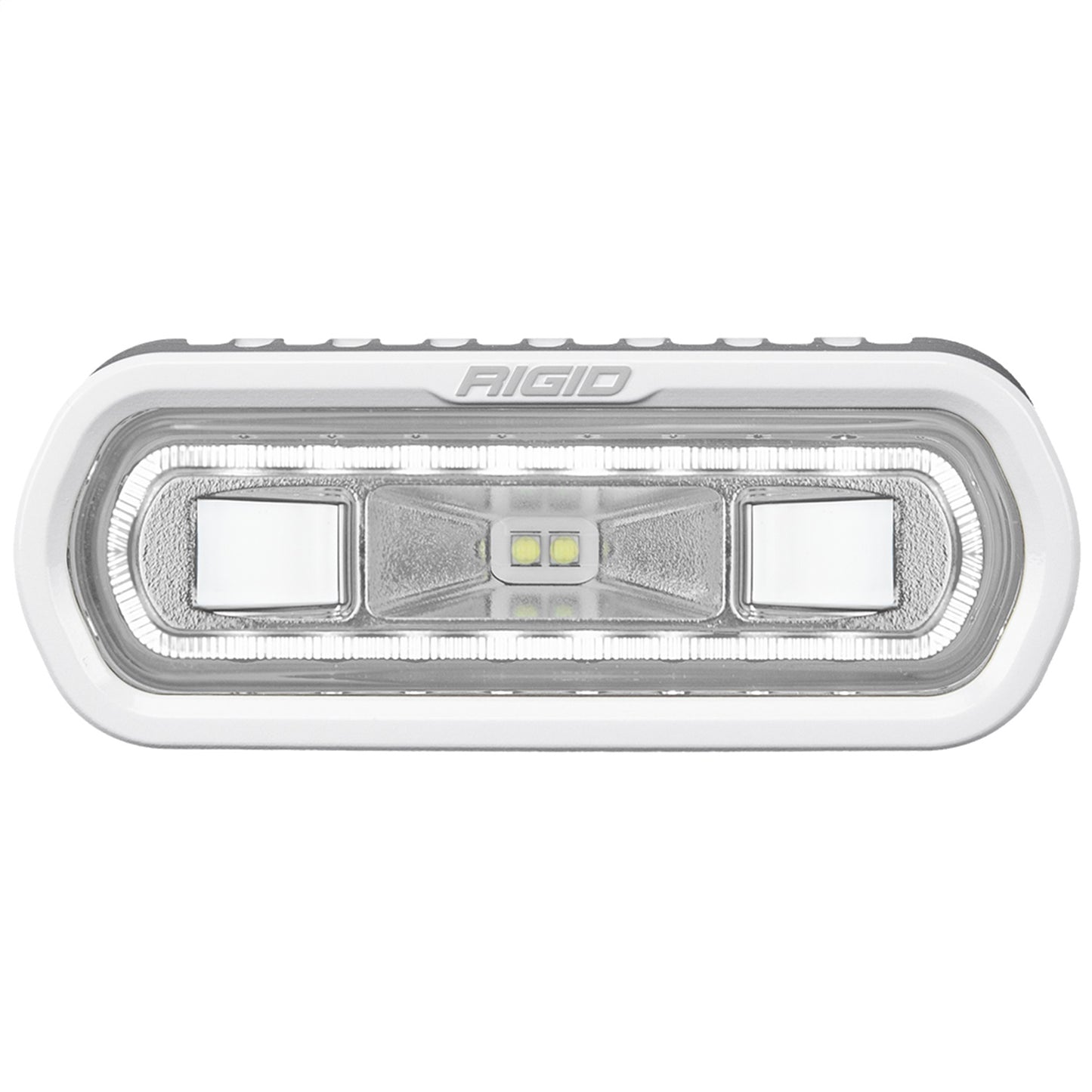 RIGID Industries Industries SR-L Series Marine Spreader Pod 2 Wire Surface Mount White Housing With White Halo