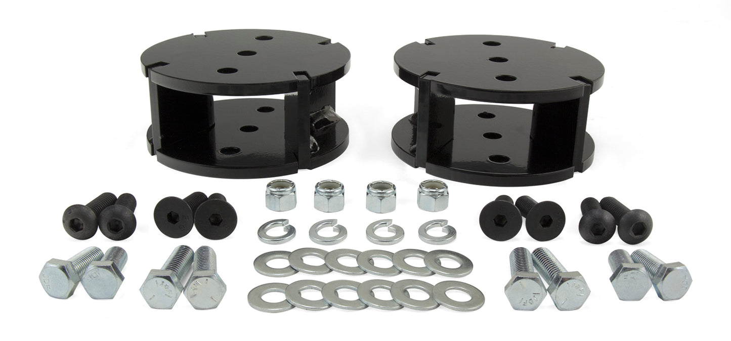 Air Lift Company now offers sets of Universal Air Spring Spacers, specifically designed to enable drivers of lifted pickups to add air suspension applications to their vehicles.
