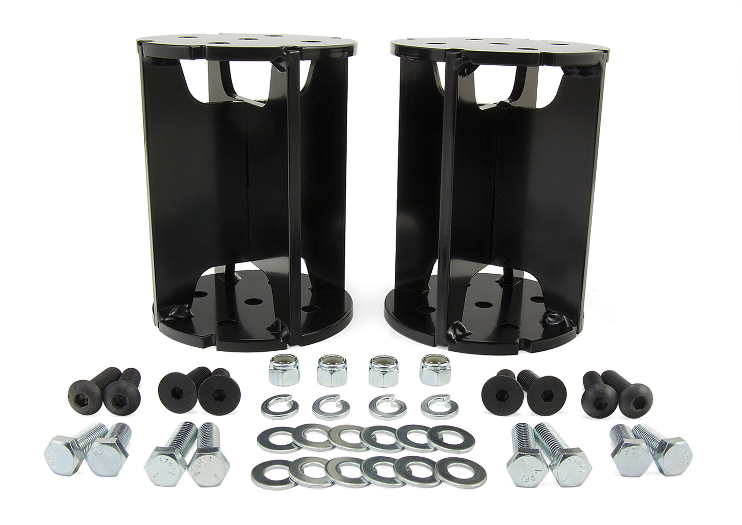 Air Lift Company now offers sets of Universal Air Spring Spacers, specifically designed to enable drivers of lifted pickups to add air suspension applications to their vehicles.