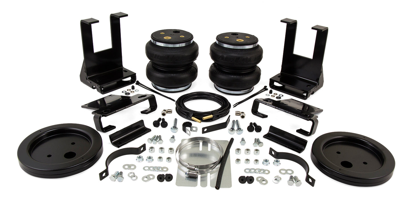 Air Lift The LoadLifter 7500 XL Ultimate offers greater leveling strength for towing and hauling with 7-inch double-bellows air springs and up to 7,500 lbs. load-leveling capacity. The fully adjustable kit helps support the most significant loads.