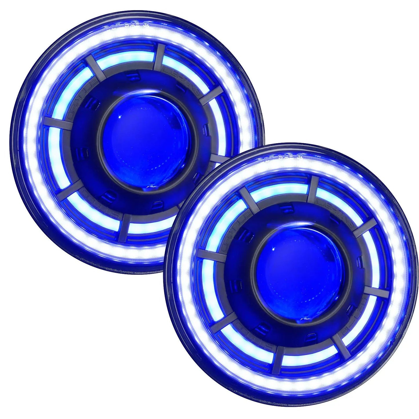 ORACLE Lighting Oculus 7" ColorSHIFT Bi-LED Projector Headlights for Wrangler JK by Oracle Lighting