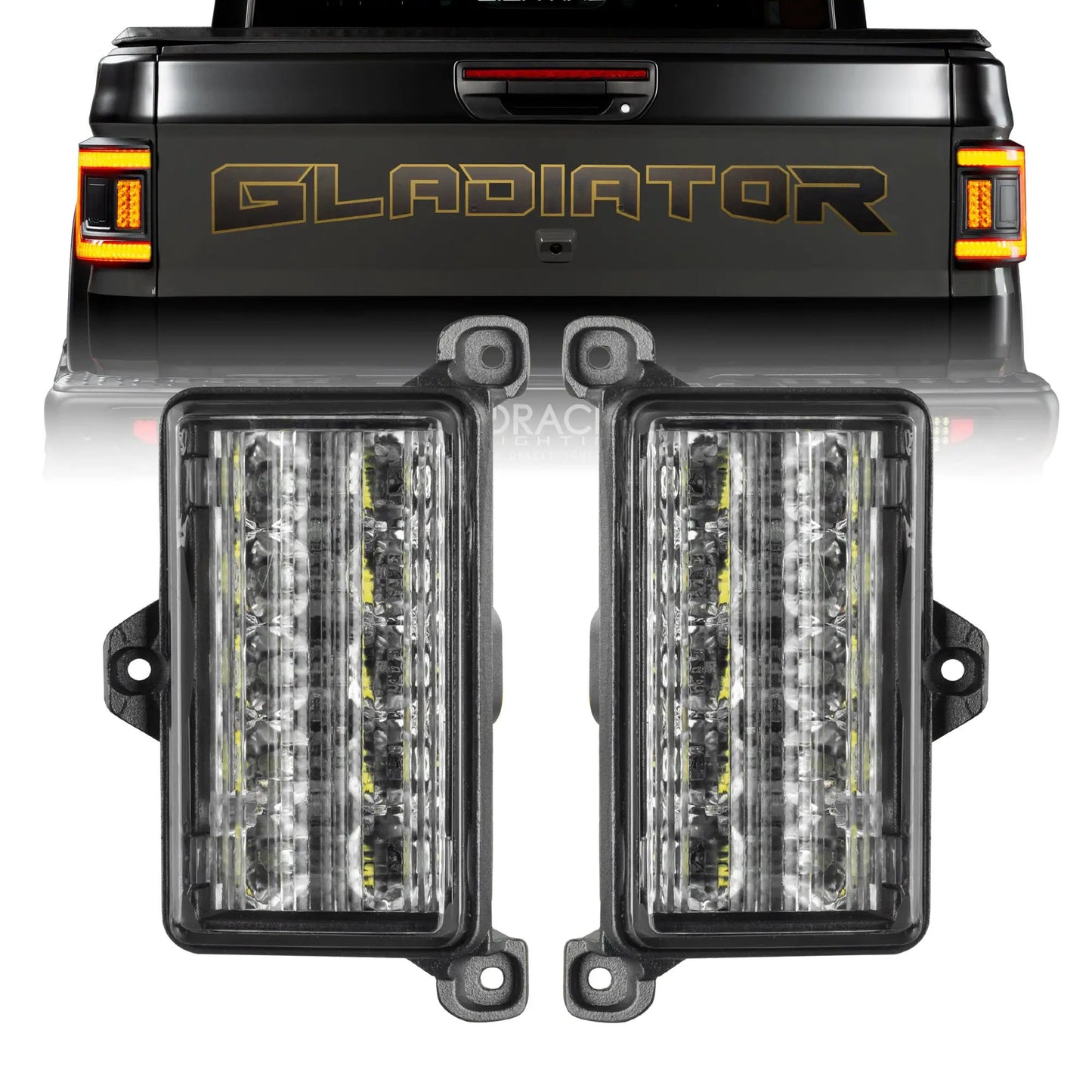 Oracle Lighting Dual Function Amber/White Reverse LED Module for Jeep Gladiator JT Flush Tail Lights by Oracle Lighting
