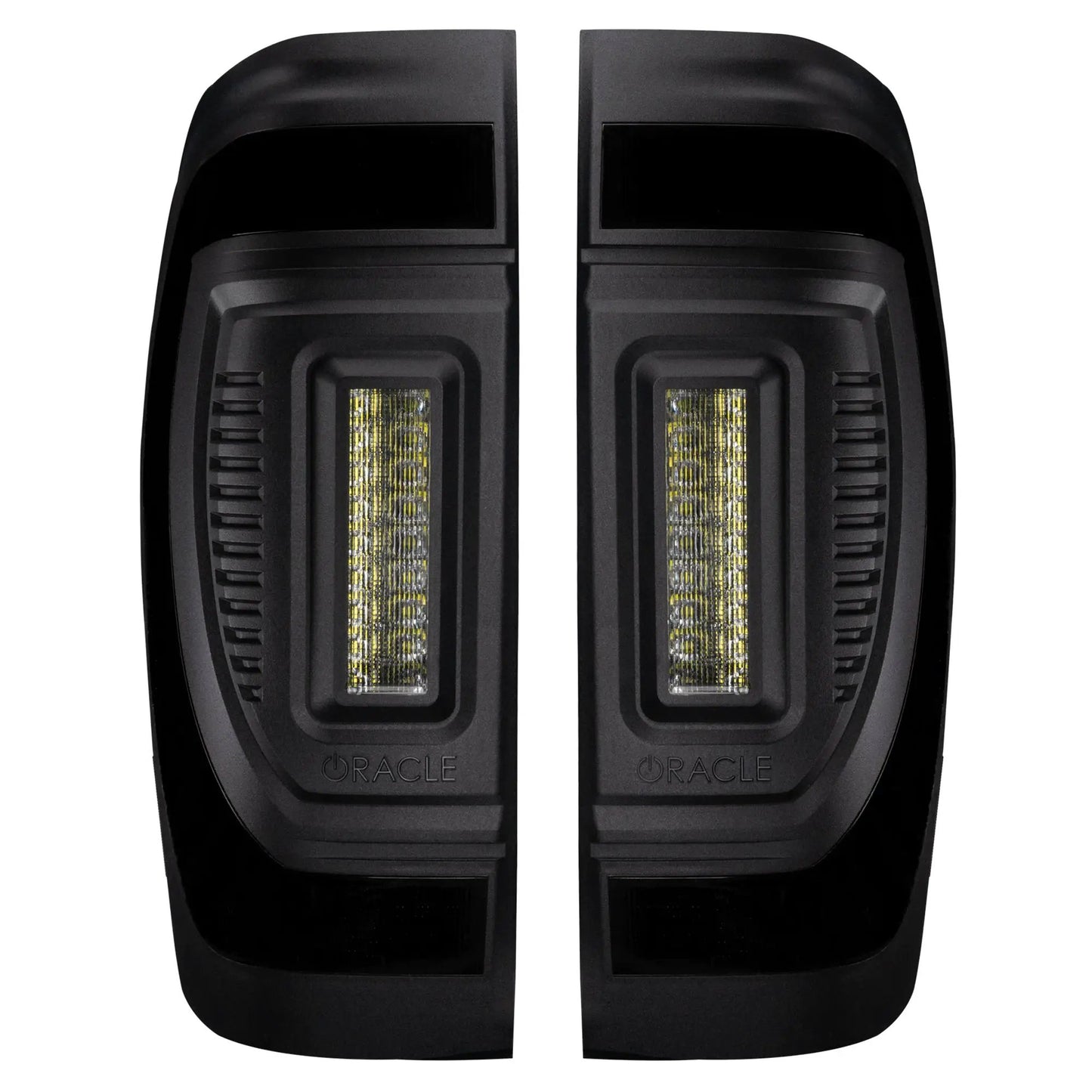 ORACLE Lighting "Black Series" Flush Style LED Tail Lights for 2019-2024 GMC Sierra - Factory Halogen Tail Lights by Oracle Lighting