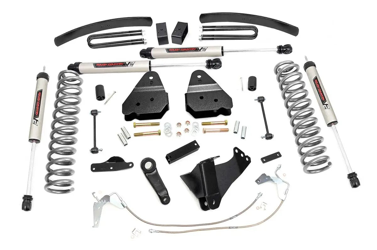 Rough Country 6 Inch Lift Kit | Diesel | V2 | Ford F-250/F-350 Super Duty 4WD (2008-2010) by Rough Country